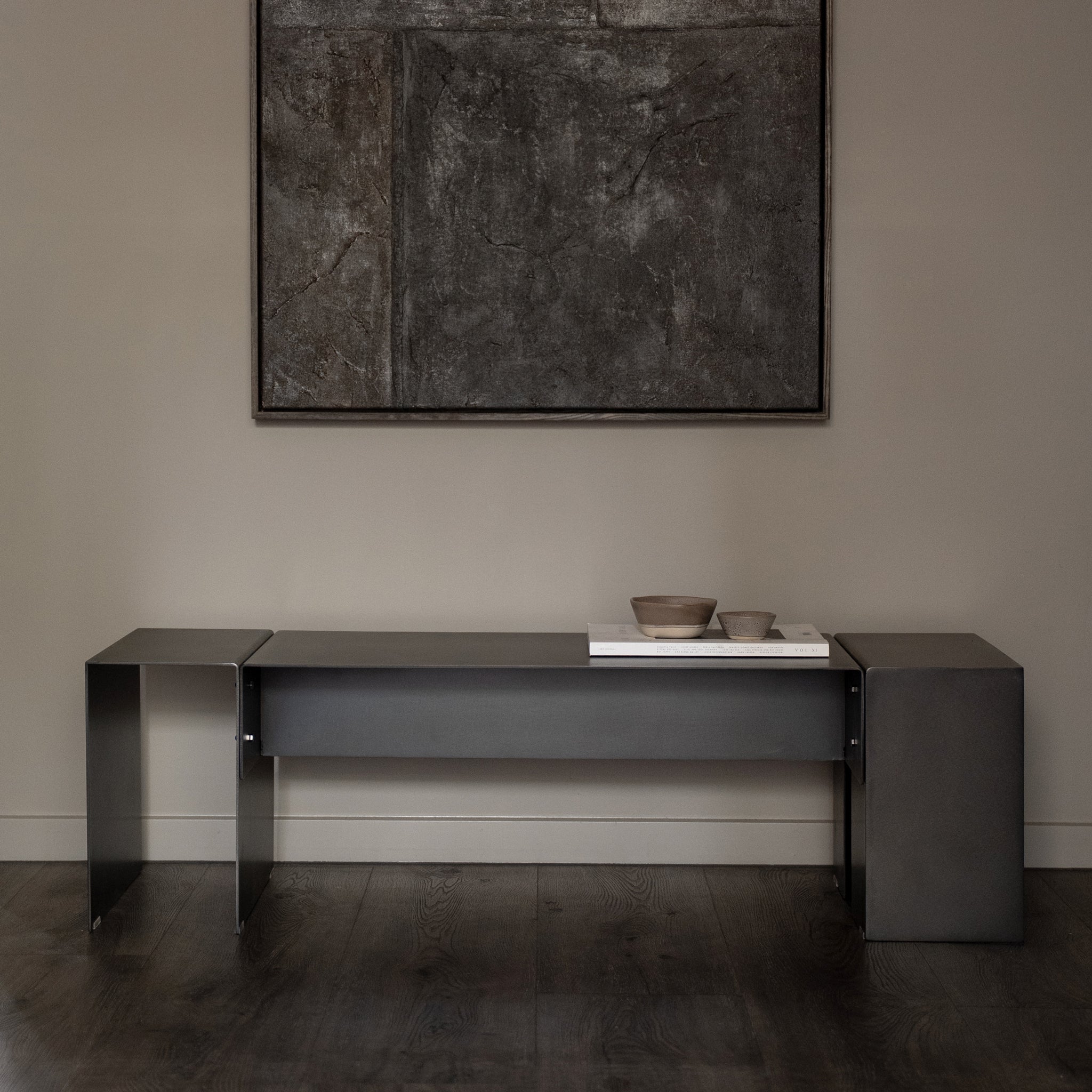 EIRA Occasional Coffee Table | U-Shape + Open Side| Small