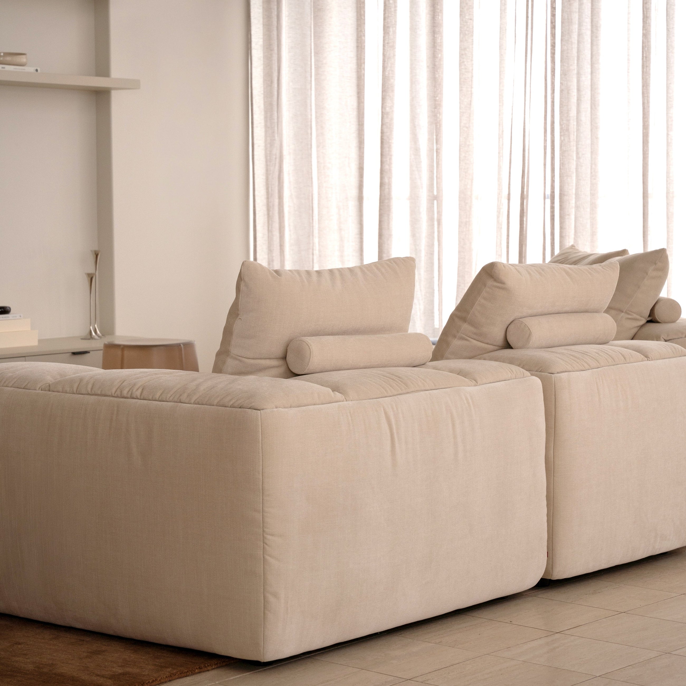 Rue 3 Seat with Ottoman | 4 Piece