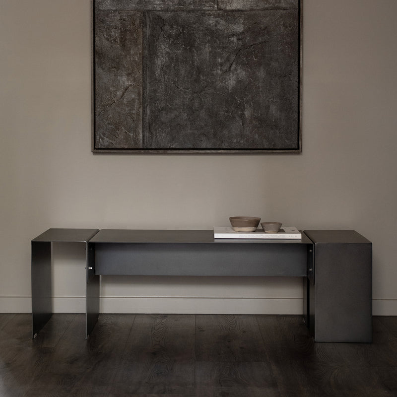 EIRA Occasional Coffee Table |  U-Shape + Open Side| Small