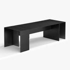 EIRA Occasional Coffee Table |  U-Shape + Open Side | Small