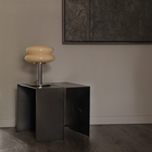 EIRA Occasional Side Table | U Shaped + Open Side