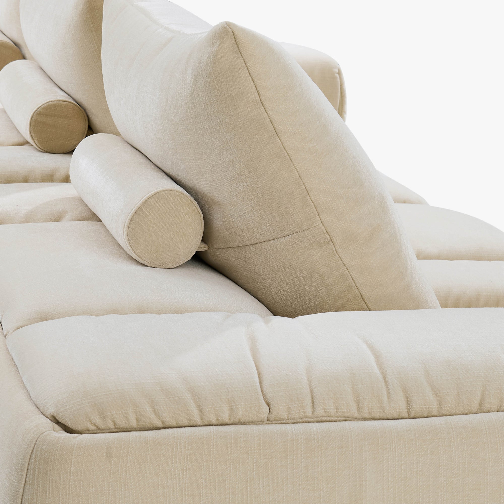 Rue 3 Seat with Ottoman | 4 Piece