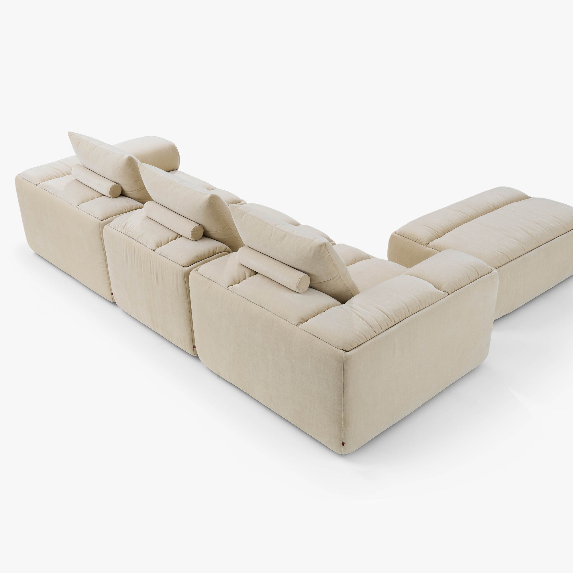 Rue 3 Seat with Ottoman | 4 Piece