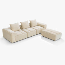 Rue 3 Seat with Ottoman | 4 Piece