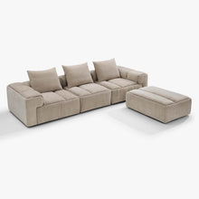 Rue 3 Seat with Ottoman | 4 Piece