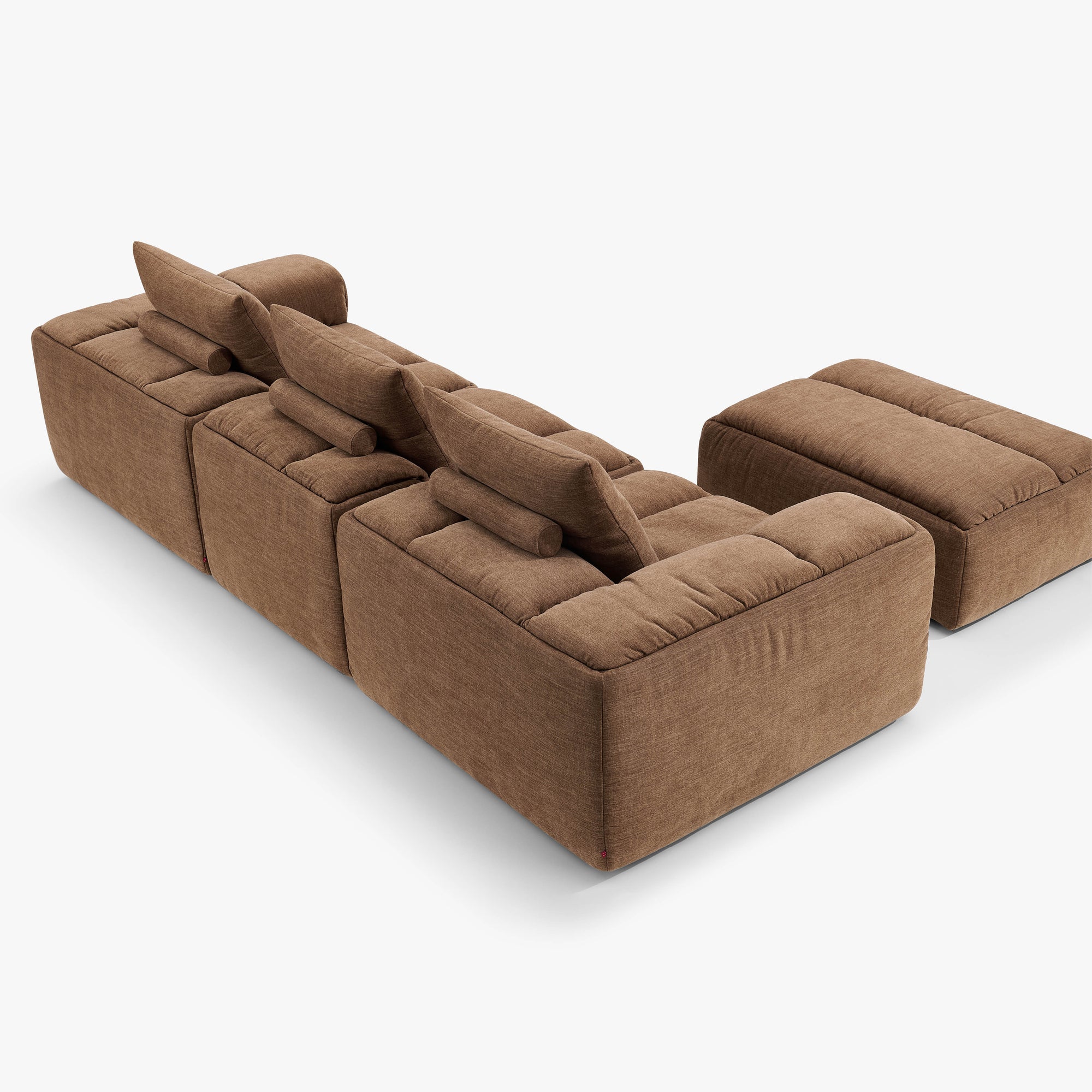 Rue 3 Seat with Ottoman | 4 Piece