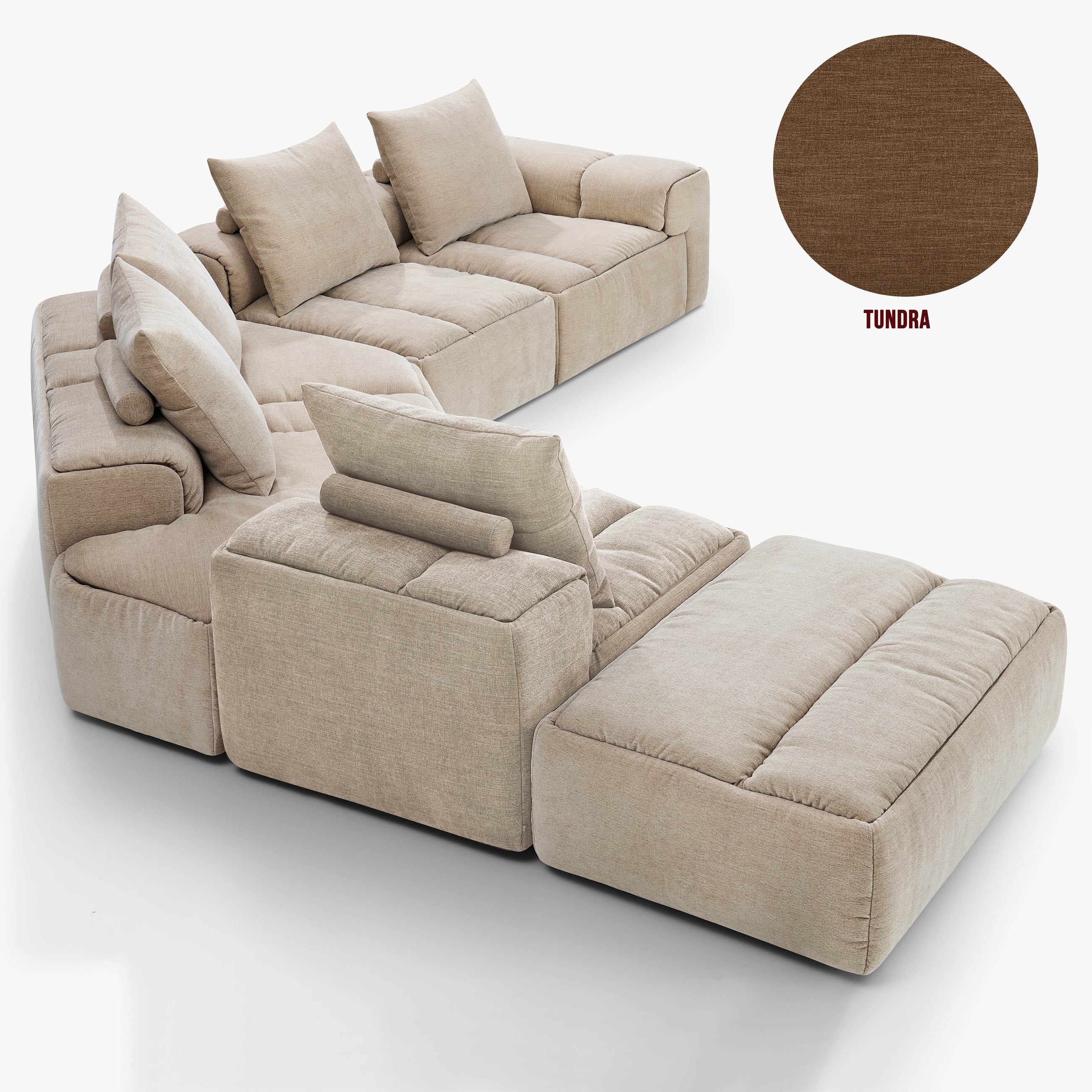 Rue L Shape Modular | 5 Piece