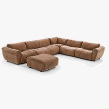 Solace L Shape Modular with Ottoman | 6 Piece