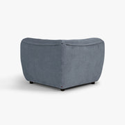SOLACE corner module in Celestine upholstery, rear studio view