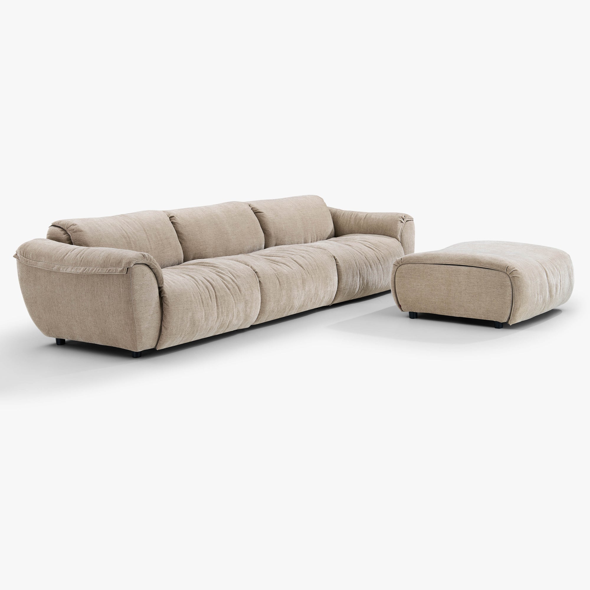 Solace 3 Seat with Ottoman | 4 Piece
