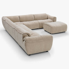 Solace L Shape Modular with Ottoman | 6 Piece