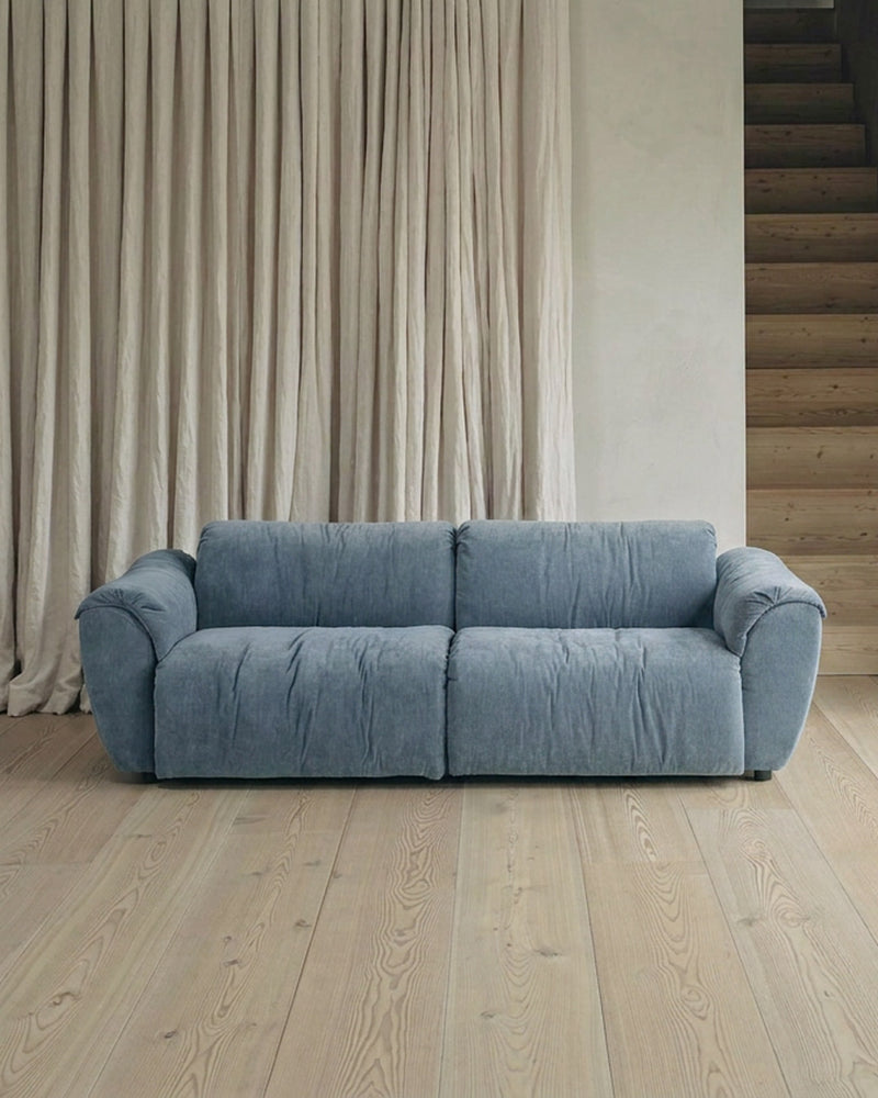 SOLACE left- and right-arm-facing modules in Celestine upholstery joined as a two-seat sofa