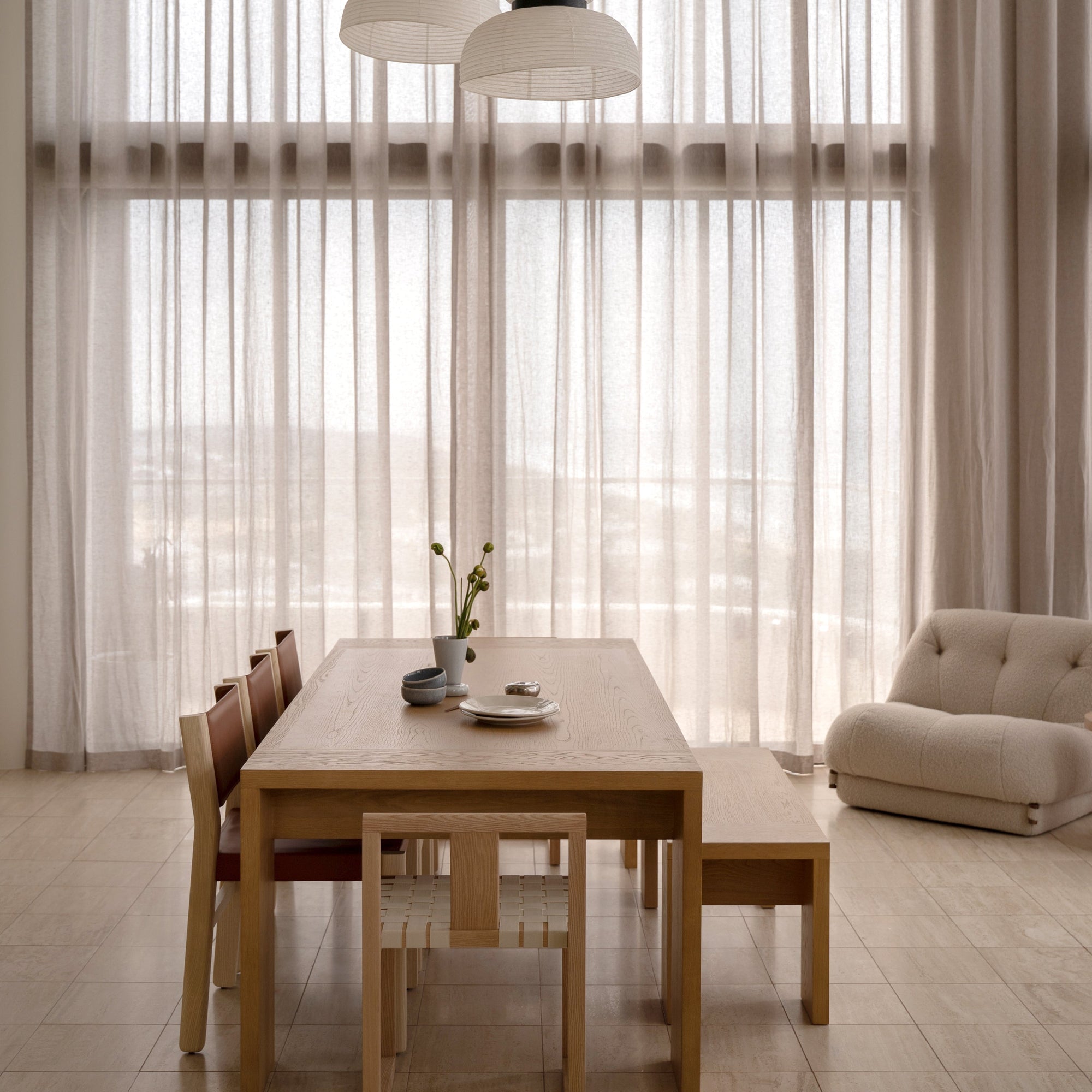 Venato Oak Bench